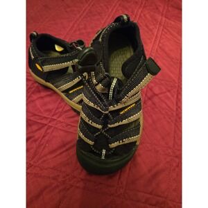 KEEN - Boy's Newport H2 Waterproof Sandals Black Olive Green - Size 10